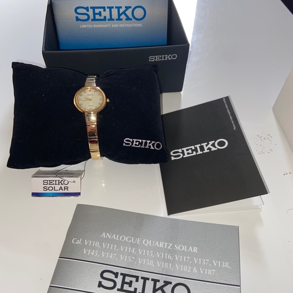 Seiko Women's Crystal Solar Watch